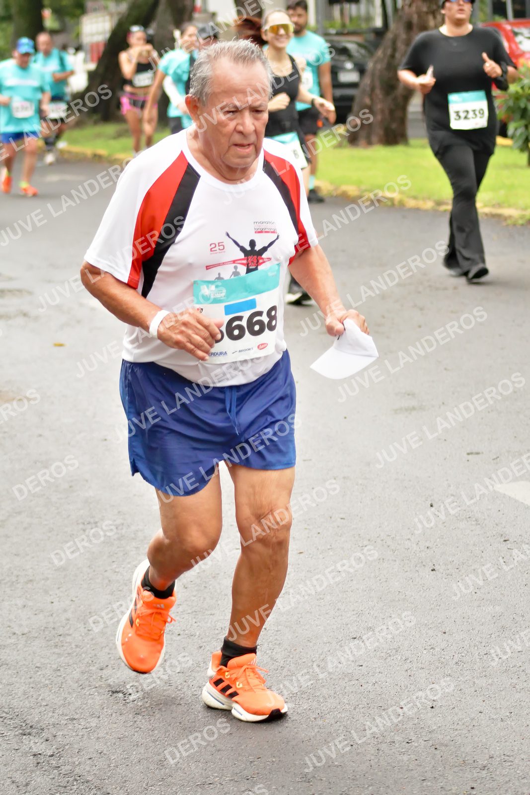 Foto del MEDIO MARATÓN ATLAS en Av. Patria, frente al Parque El Polvorín, Zapopan a las 08:57 · dorsal 668, 3239, 25