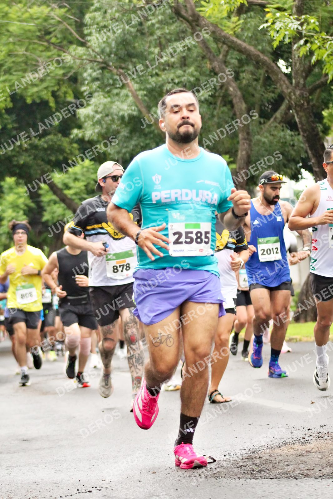 Foto del MEDIO MARATÓN ATLAS en Av. Patria, frente al Parque El Polvorín, Zapopan a las 08:24 · dorsal 2585, 878, 2012, 4
