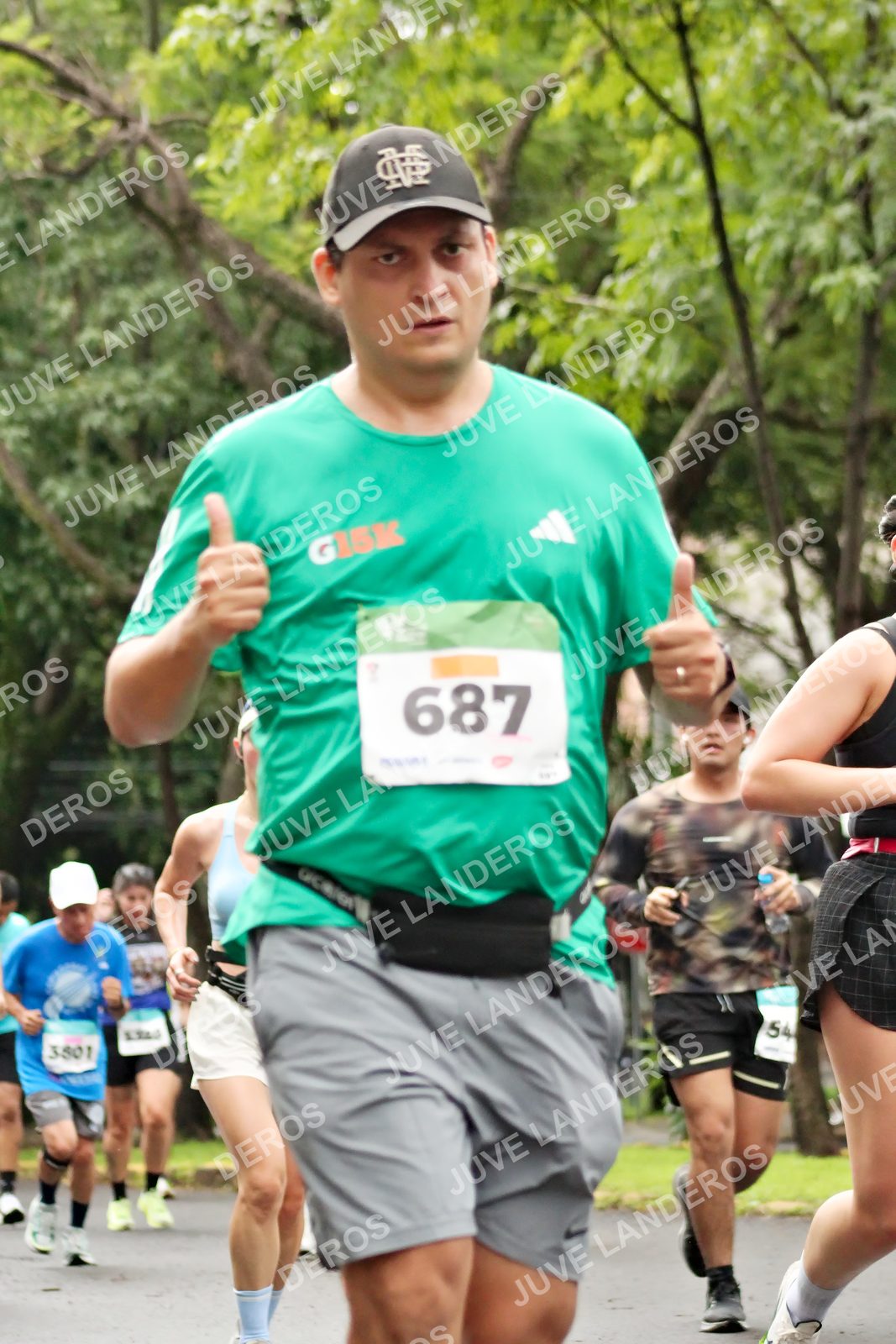 Foto del MEDIO MARATÓN ATLAS en Av. Patria, frente al Parque El Polvorín, Zapopan a las 08:25 · dorsal 687, 54