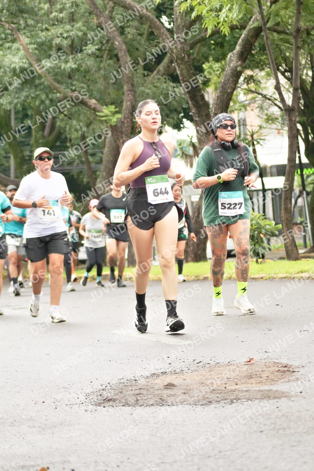Foto del MEDIO MARATÓN ATLAS en Av. Patria, frente al Parque El Polvorín, Zapopan a las 08:44 · dorsal 644, 5227, 141, 307
