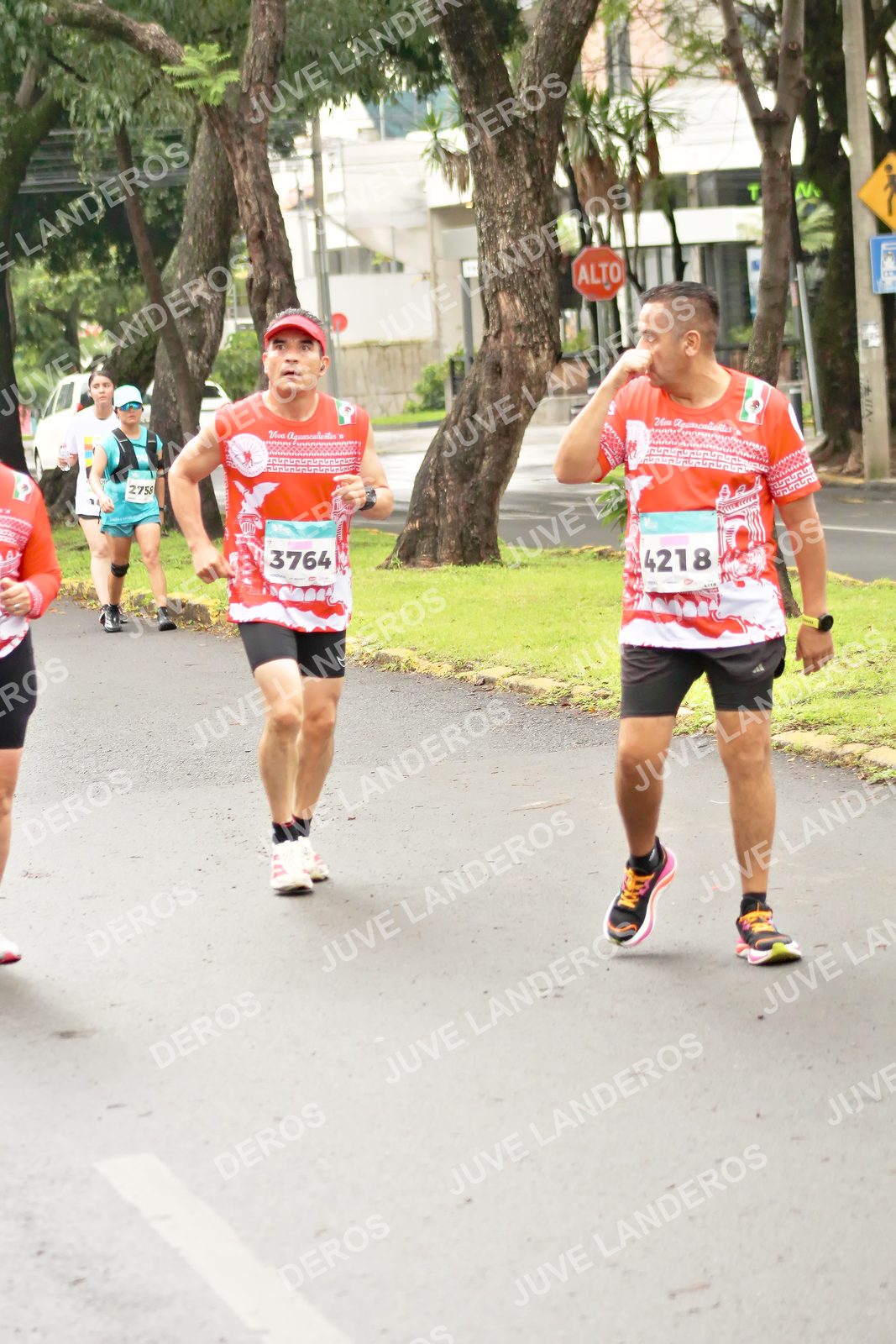 Foto del MEDIO MARATÓN ATLAS en Av. Patria, frente al Parque El Polvorín, Zapopan a las 08:52 · dorsal 3764, 4218, 2758