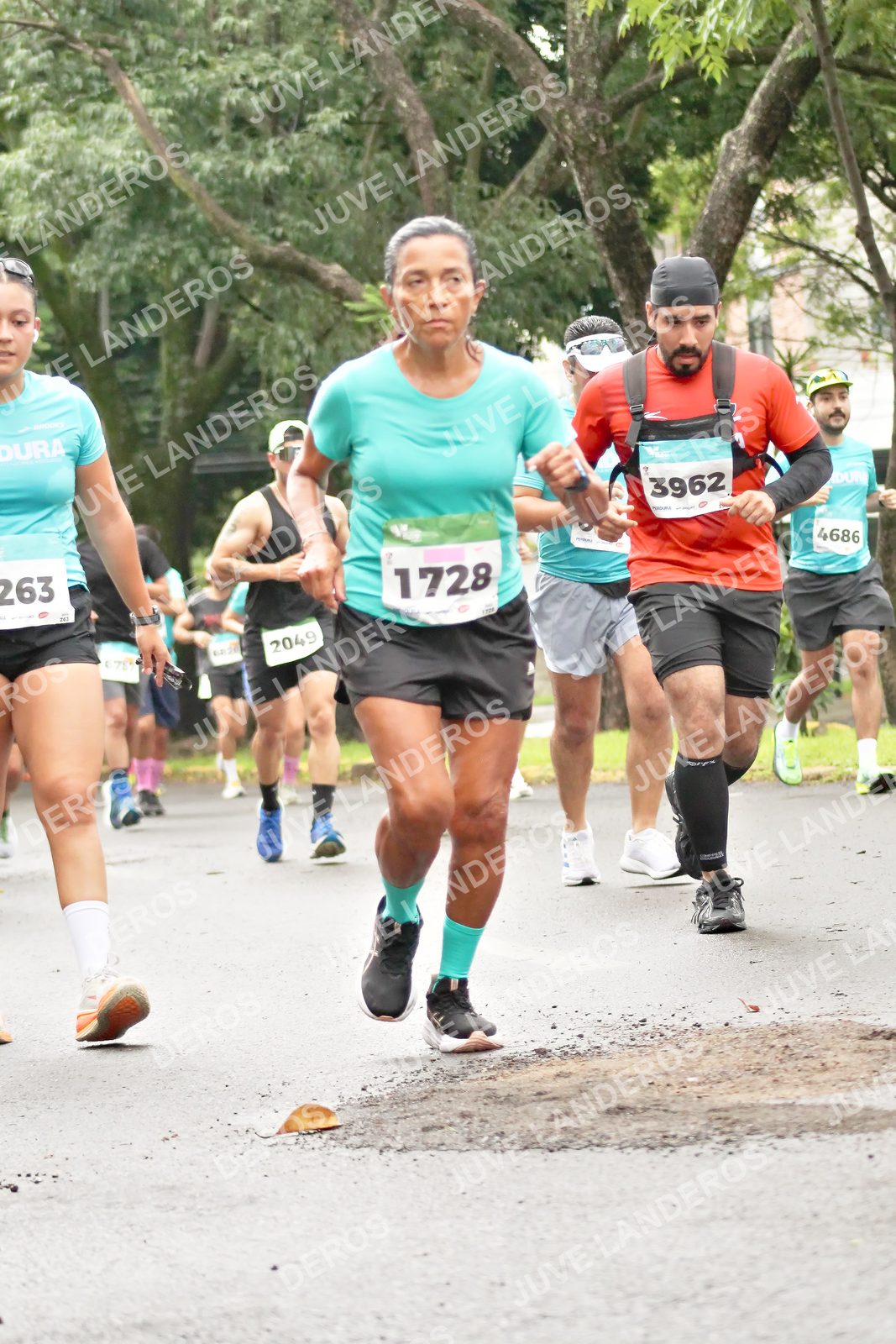 Foto del MEDIO MARATÓN ATLAS en Av. Patria, frente al Parque El Polvorín, Zapopan a las 08:35 · dorsal 263, 1728, 3962, 2049