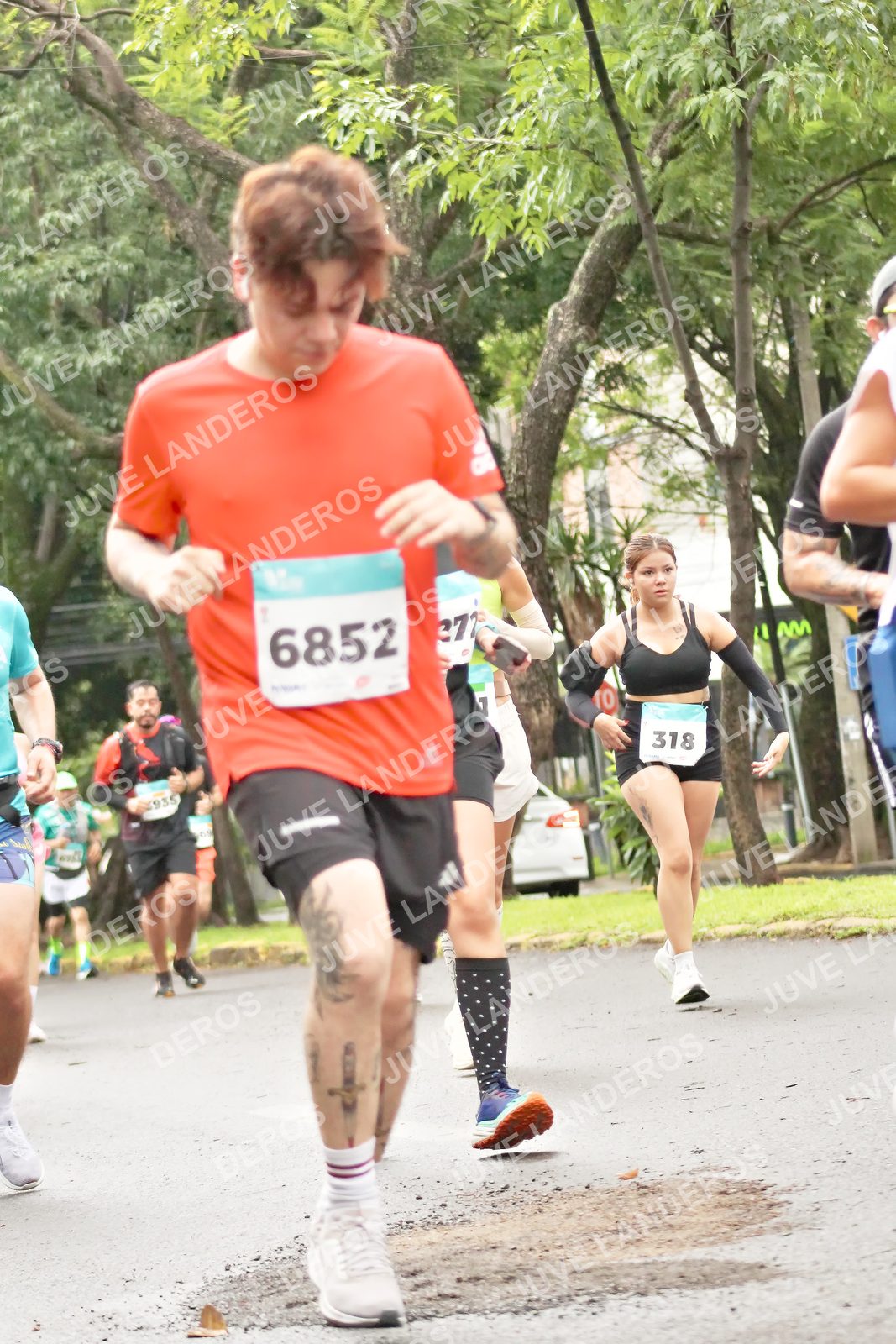 Foto del MEDIO MARATÓN ATLAS en Av. Patria, frente al Parque El Polvorín, Zapopan a las 08:36 · dorsal 6852, 318, 935