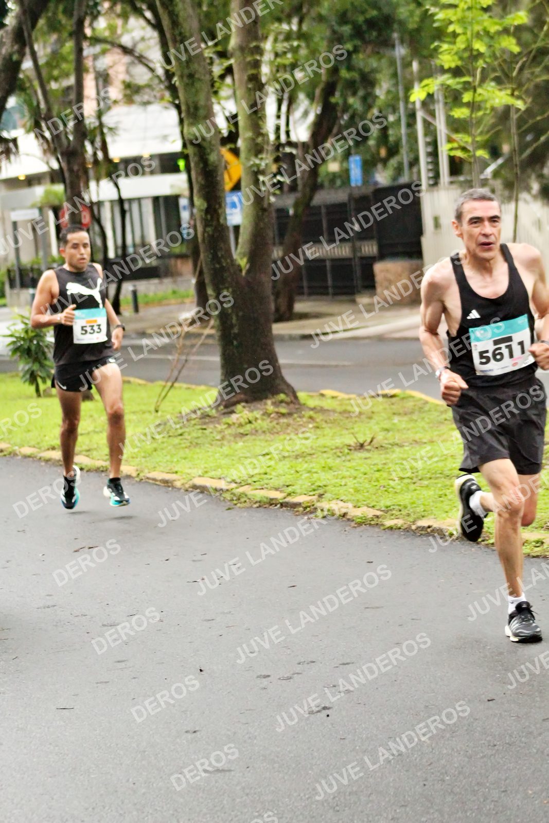 Foto del MEDIO MARATÓN ATLAS en Av. Patria, frente al Parque El Polvorín, Zapopan a las 08:04 · dorsal 533, 5611
