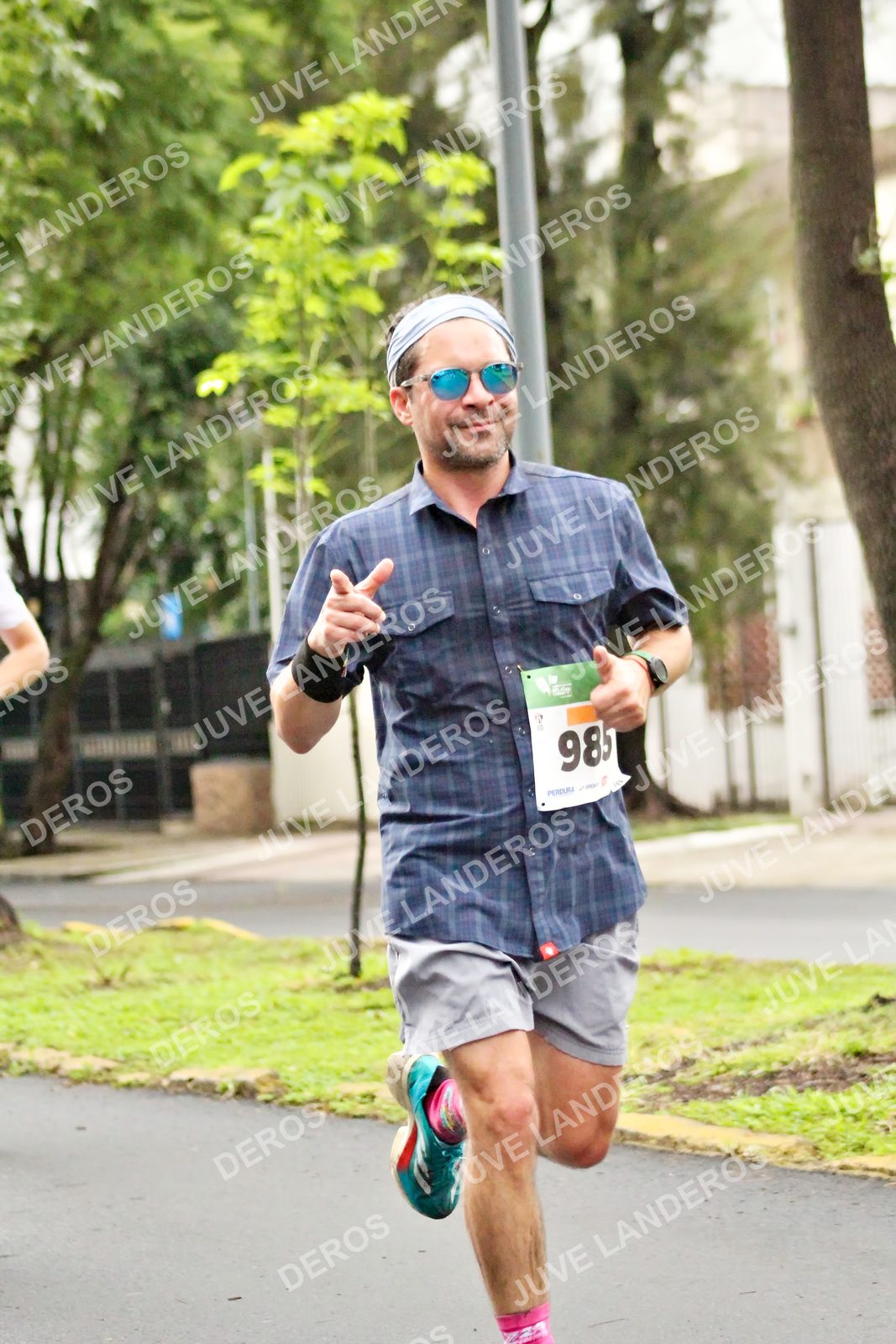 Foto del MEDIO MARATÓN ATLAS en Av. Patria, frente al Parque El Polvorín, Zapopan a las 08:07 · dorsal 985