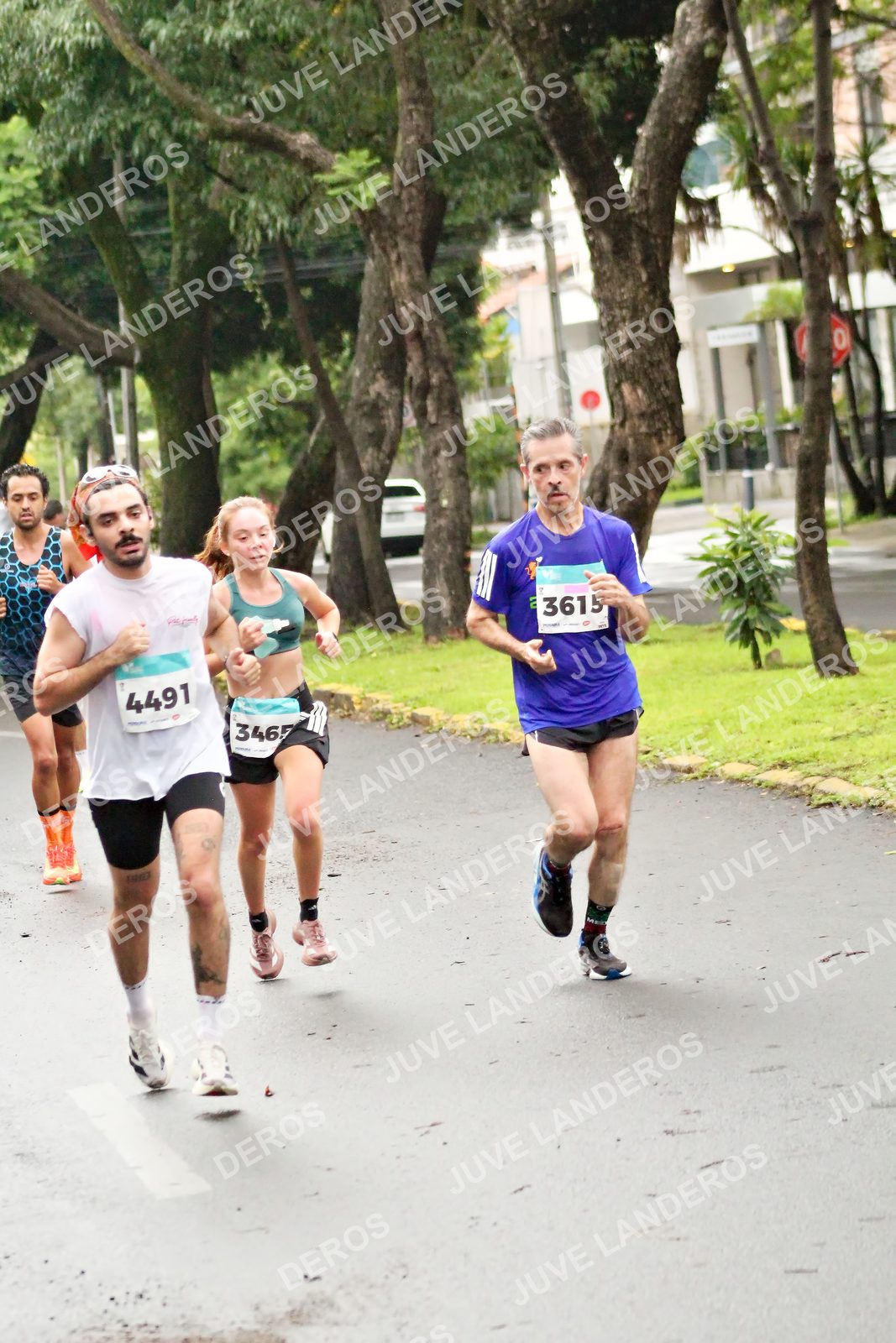 Foto del MEDIO MARATÓN ATLAS en Av. Patria, frente al Parque El Polvorín, Zapopan a las 08:08 · dorsal 3615, 4491, 3465