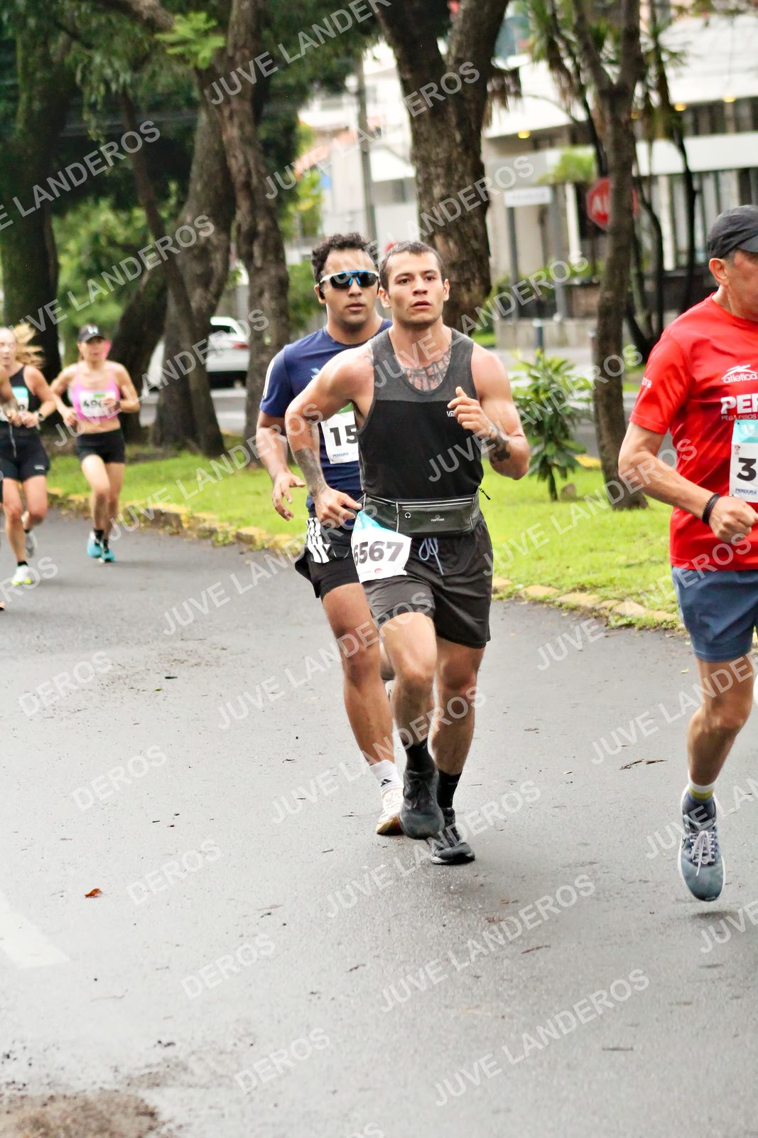 Foto del MEDIO MARATÓN ATLAS en Av. Patria, frente al Parque El Polvorín, Zapopan a las 08:10 · dorsal 3, 15, 6567, 496