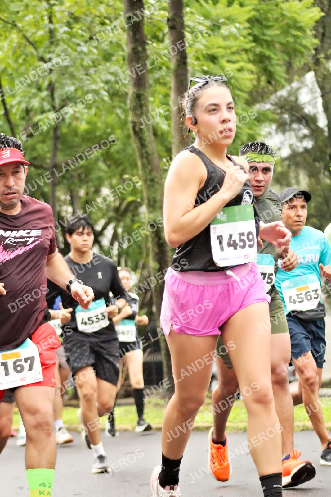 Foto del MEDIO MARATÓN ATLAS en Av. Patria, frente al Parque El Polvorín, Zapopan a las 08:25 · dorsal 1459, 4563, 4533, 167