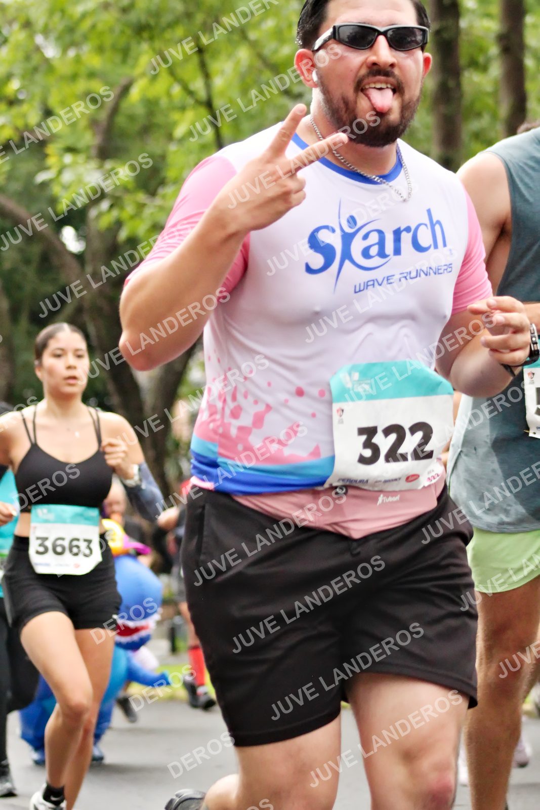 Foto del MEDIO MARATÓN ATLAS en Av. Patria, frente al Parque El Polvorín, Zapopan a las 08:26 · dorsal 322, 3663