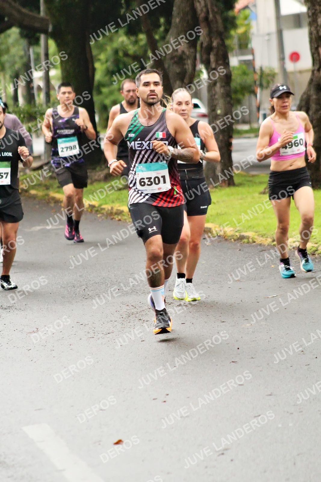 Foto del MEDIO MARATÓN ATLAS en Av. Patria, frente al Parque El Polvorín, Zapopan a las 08:10 · dorsal 6301, 57, 2798, 4960
