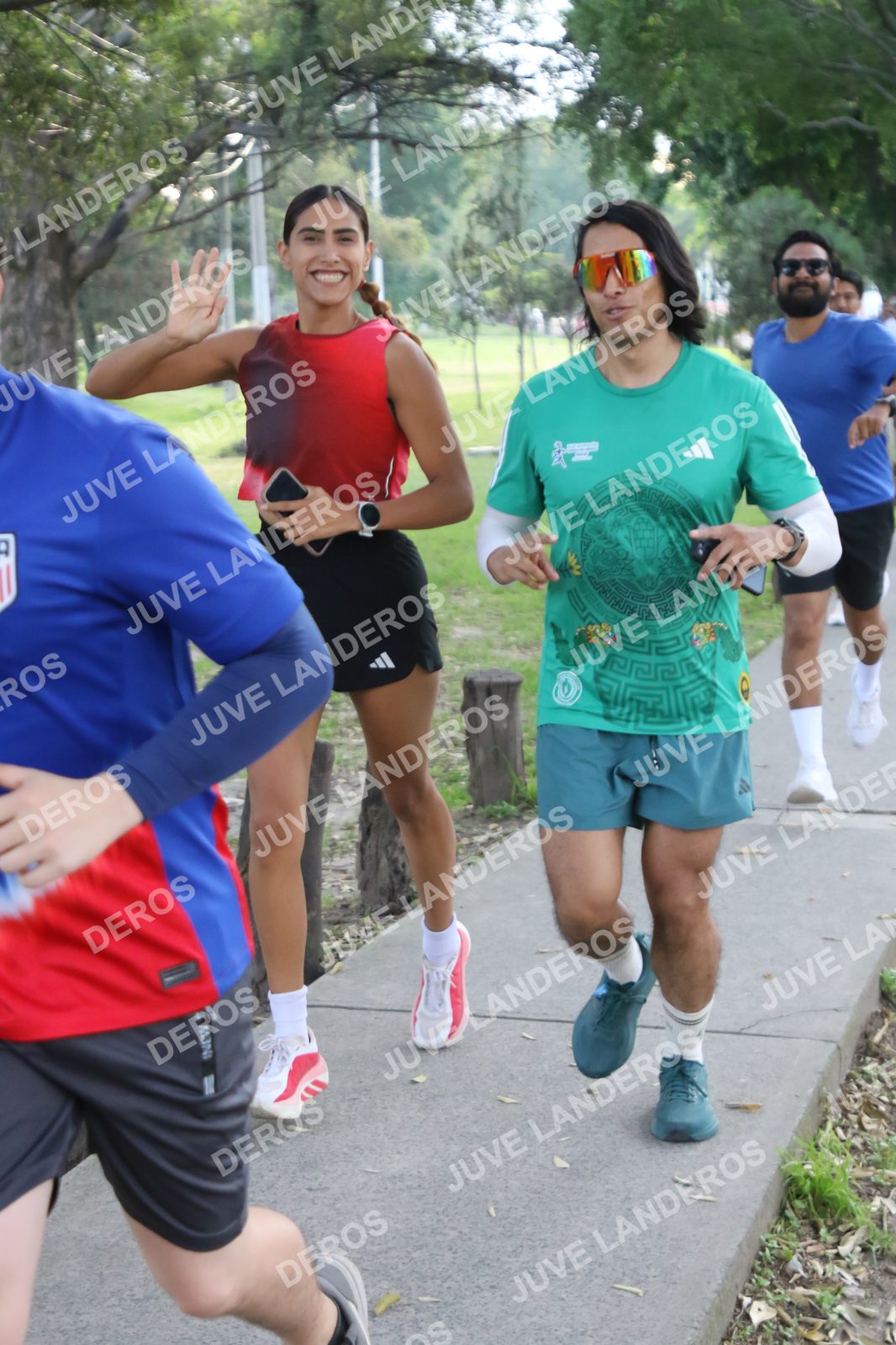 Foto de la Running & Brunching 🥐 Pancake Run en Lukas & Tomás — Av. Ecónomos 6150, Zapopan a las 07:35 · Recta intermedia