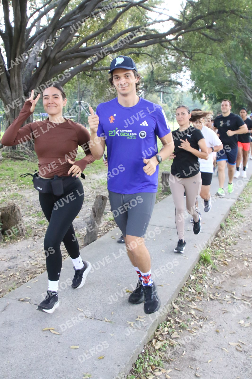 Foto de la Running & Brunching 🥐 Pancake Run en Lukas & Tomás — Av. Ecónomos 6150, Zapopan a las 07:36 · Recta intermedia