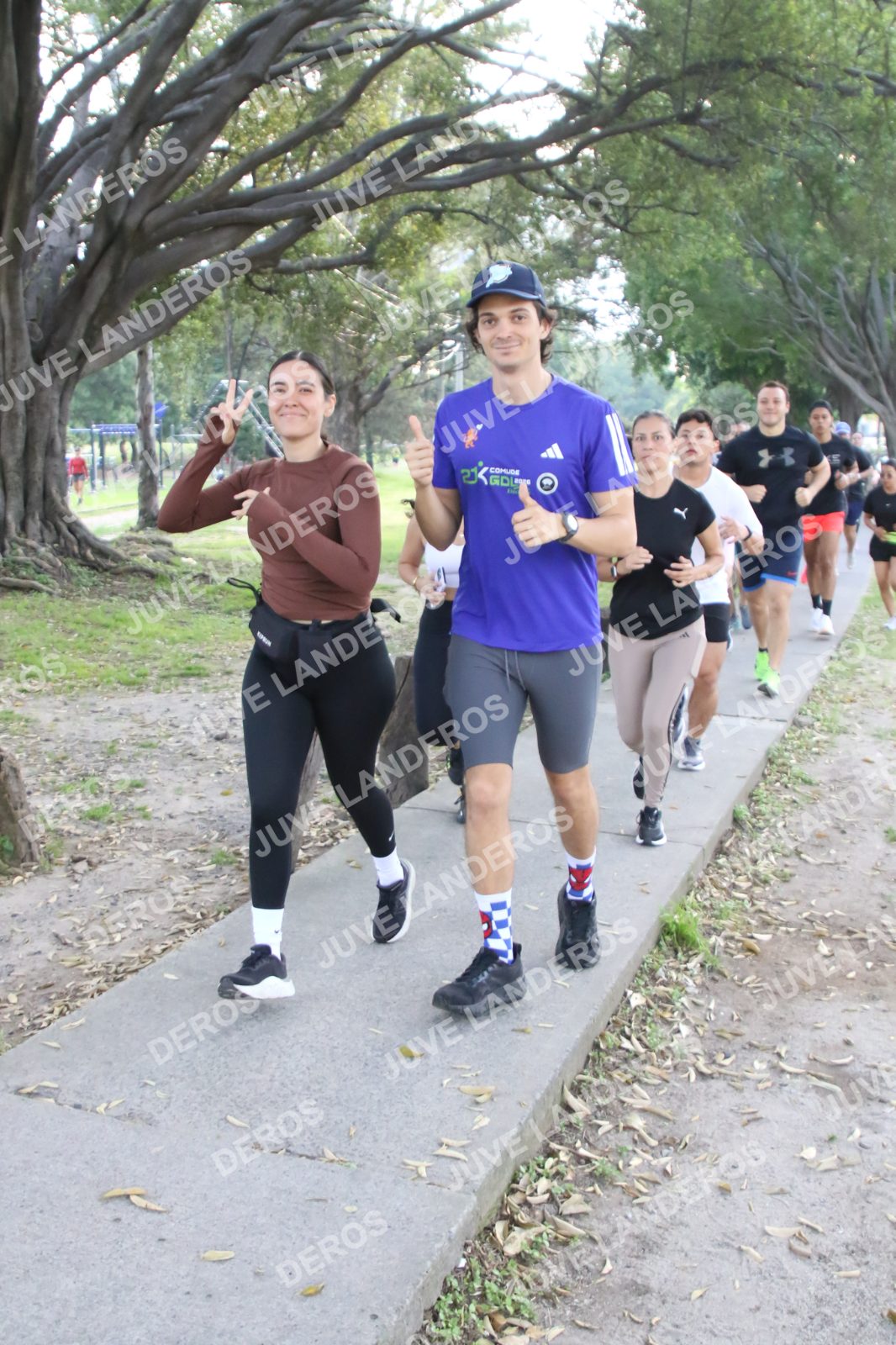 Foto de la Running & Brunching 🥐 Pancake Run en Lukas & Tomás — Av. Ecónomos 6150, Zapopan a las 07:36 · Recta intermedia