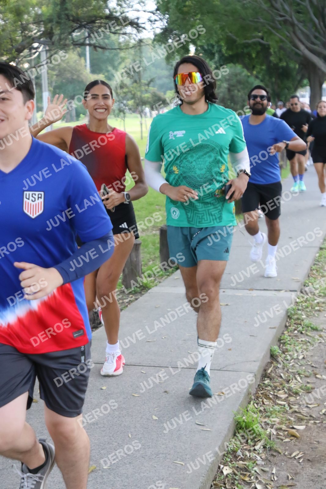 Foto de la Running & Brunching 🥐 Pancake Run en Lukas & Tomás — Av. Ecónomos 6150, Zapopan a las 07:35 · Recta intermedia