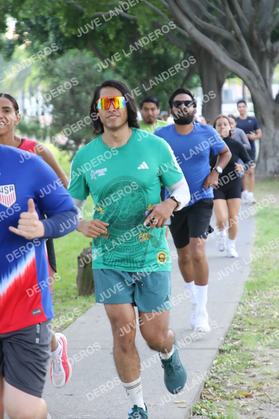 Foto de la Running & Brunching 🥐 Pancake Run en Lukas & Tomás — Av. Ecónomos 6150, Zapopan a las 07:35 · Recta intermedia