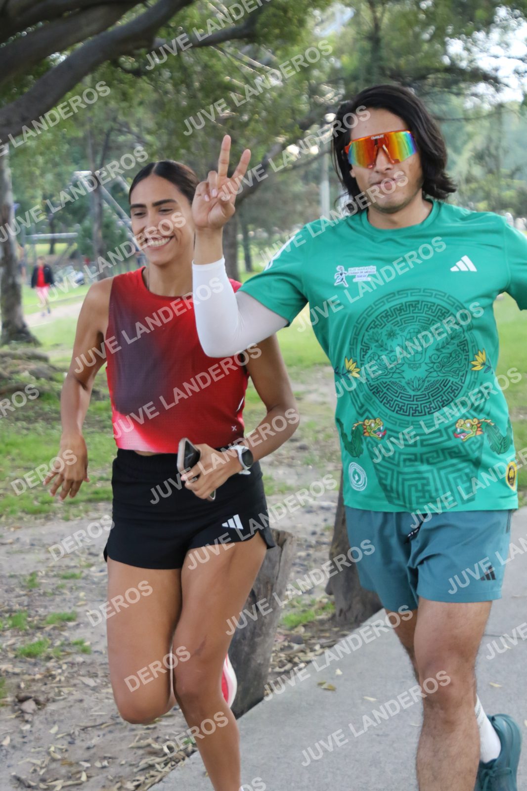 Foto de la Running & Brunching 🥐 Pancake Run en Lukas & Tomás — Av. Ecónomos 6150, Zapopan a las 07:35 · Recta intermedia