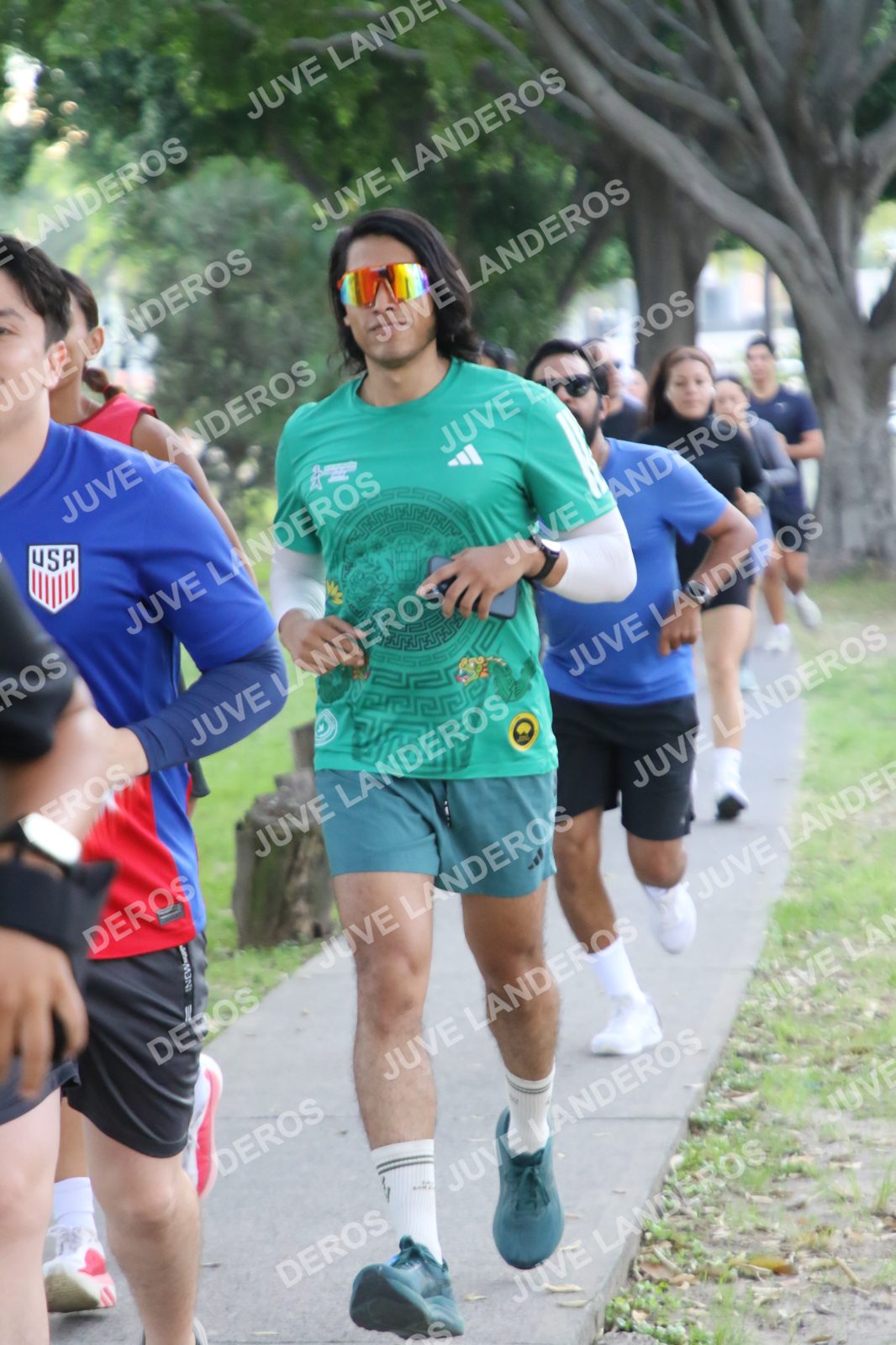 Foto de la Running & Brunching 🥐 Pancake Run en Lukas & Tomás — Av. Ecónomos 6150, Zapopan a las 07:35 · Recta intermedia