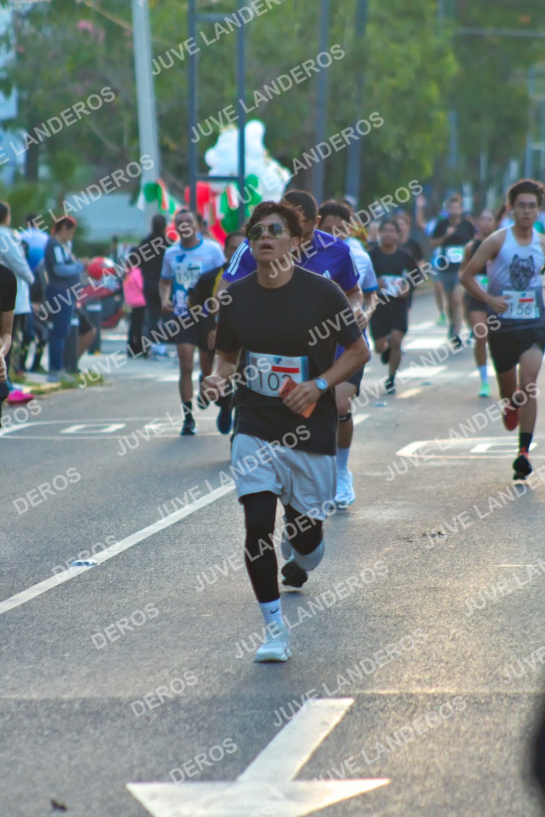 Foto del SERIAL DE CARRERAS DE GUADALAJARA — FECHA AV. NORMALISTAS en Vía RecreActiva Metropolitana, Av. Normalistas, Jardines Alcalde, Guadalajara a las 06:55 · dorsal 56, 151, 10