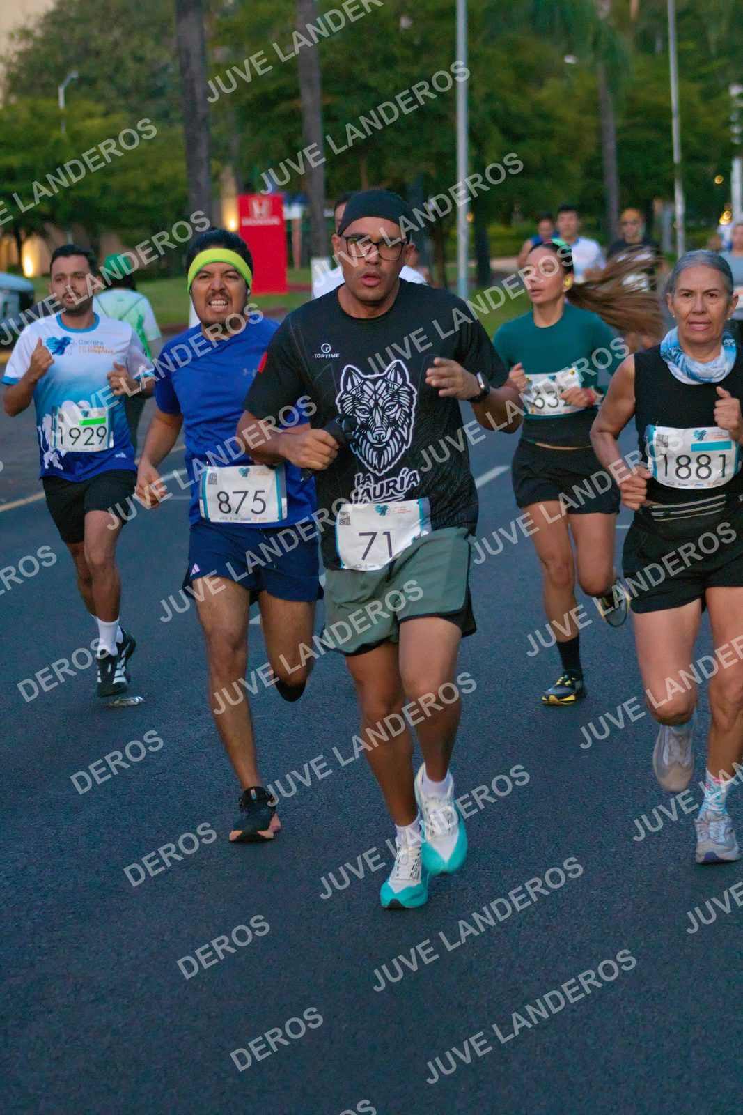 Foto del SERIAL DE CARRERAS DE GUADALAJARA — FECHA AV. NORMALISTAS en Vía RecreActiva Metropolitana, Av. Normalistas, Jardines Alcalde, Guadalajara a las 06:36 · dorsal 875, 1881, 71, 1929