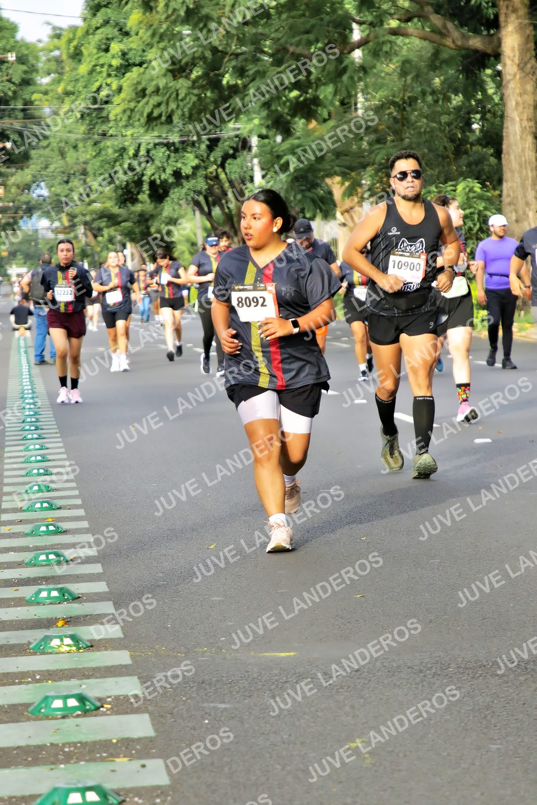 Foto de la X Carrera Leones Negros Red Cola 2026 en Rectoría General de la UdeG, Av. Juárez 976 (meta en Av. Enrique Díaz de León y Pedro Moreno), Guadalajara a las 08:10 · dorsal 8092, 10900, 12232