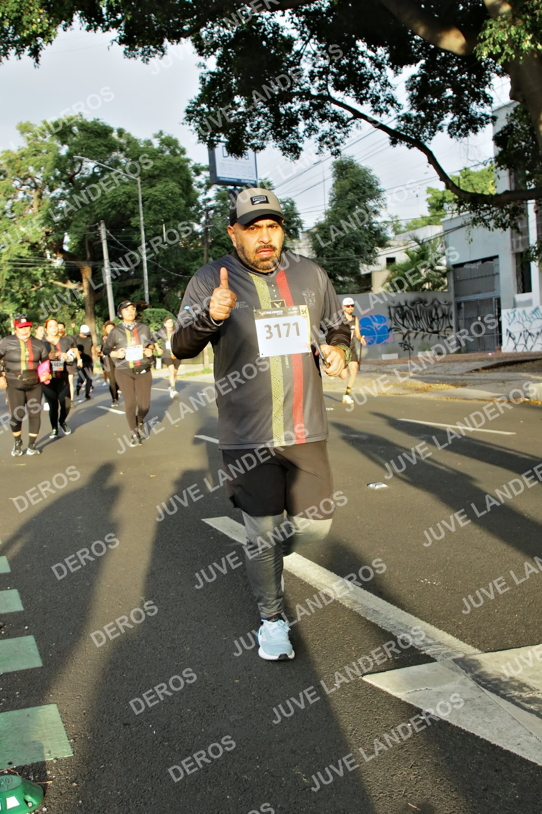 Foto de la X Carrera Leones Negros Red Cola 2026 en Rectoría General de la UdeG, Av. Juárez 976 (meta en Av. Enrique Díaz de León y Pedro Moreno), Guadalajara a las 07:24 · dorsal 3171