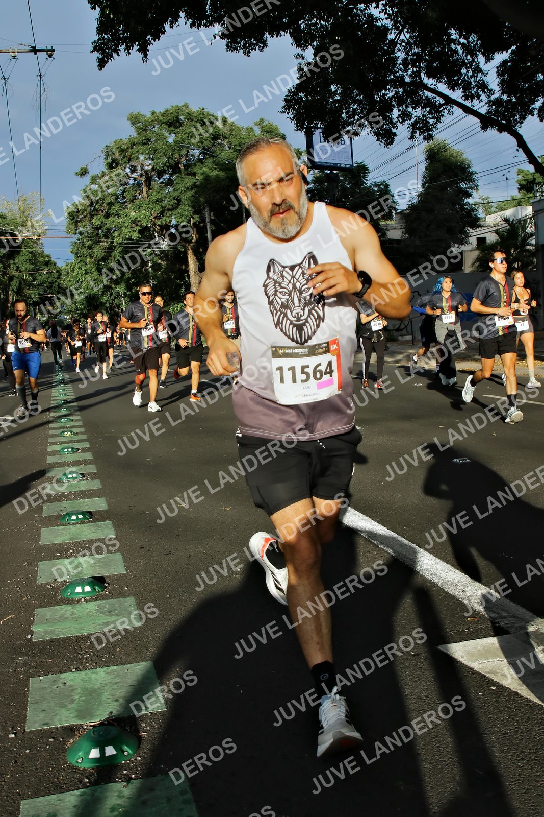 Foto de la X Carrera Leones Negros Red Cola 2026 en Rectoría General de la UdeG, Av. Juárez 976 (meta en Av. Enrique Díaz de León y Pedro Moreno), Guadalajara a las 07:51 · dorsal 11564