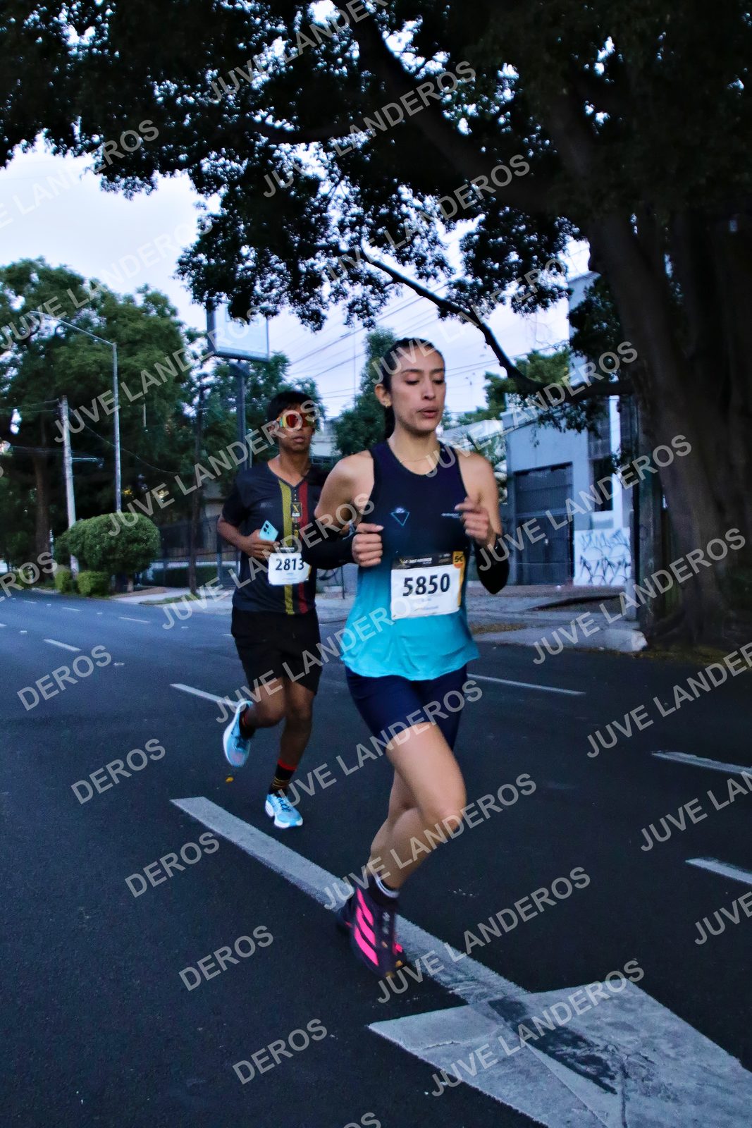 Foto de la X Carrera Leones Negros Red Cola 2026 en Rectoría General de la UdeG, Av. Juárez 976 (meta en Av. Enrique Díaz de León y Pedro Moreno), Guadalajara a las 04:51 · dorsal 5850, 2813