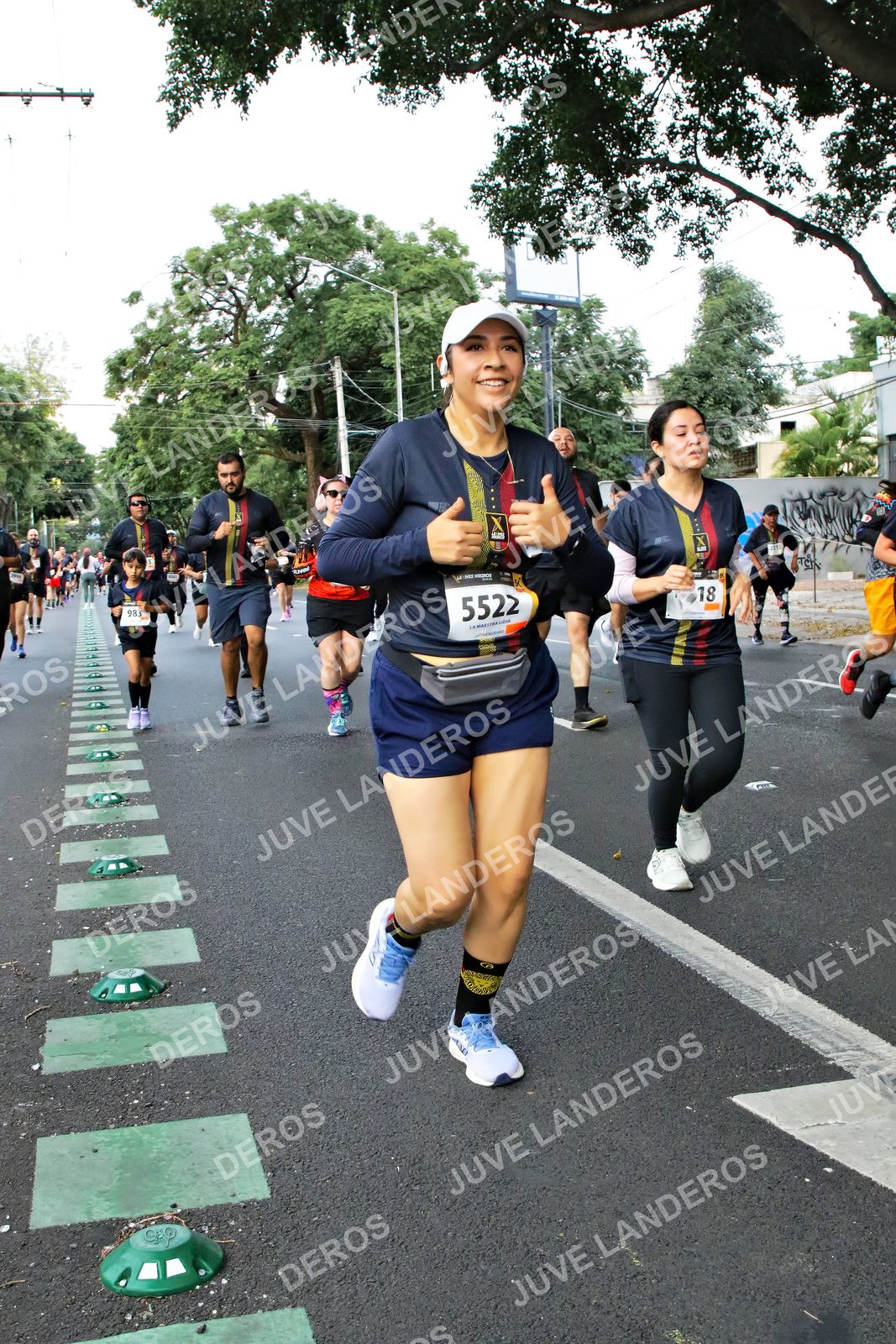 Foto de la X Carrera Leones Negros Red Cola 2026 en Rectoría General de la UdeG, Av. Juárez 976 (meta en Av. Enrique Díaz de León y Pedro Moreno), Guadalajara a las 05:11 · dorsal 5522, 18