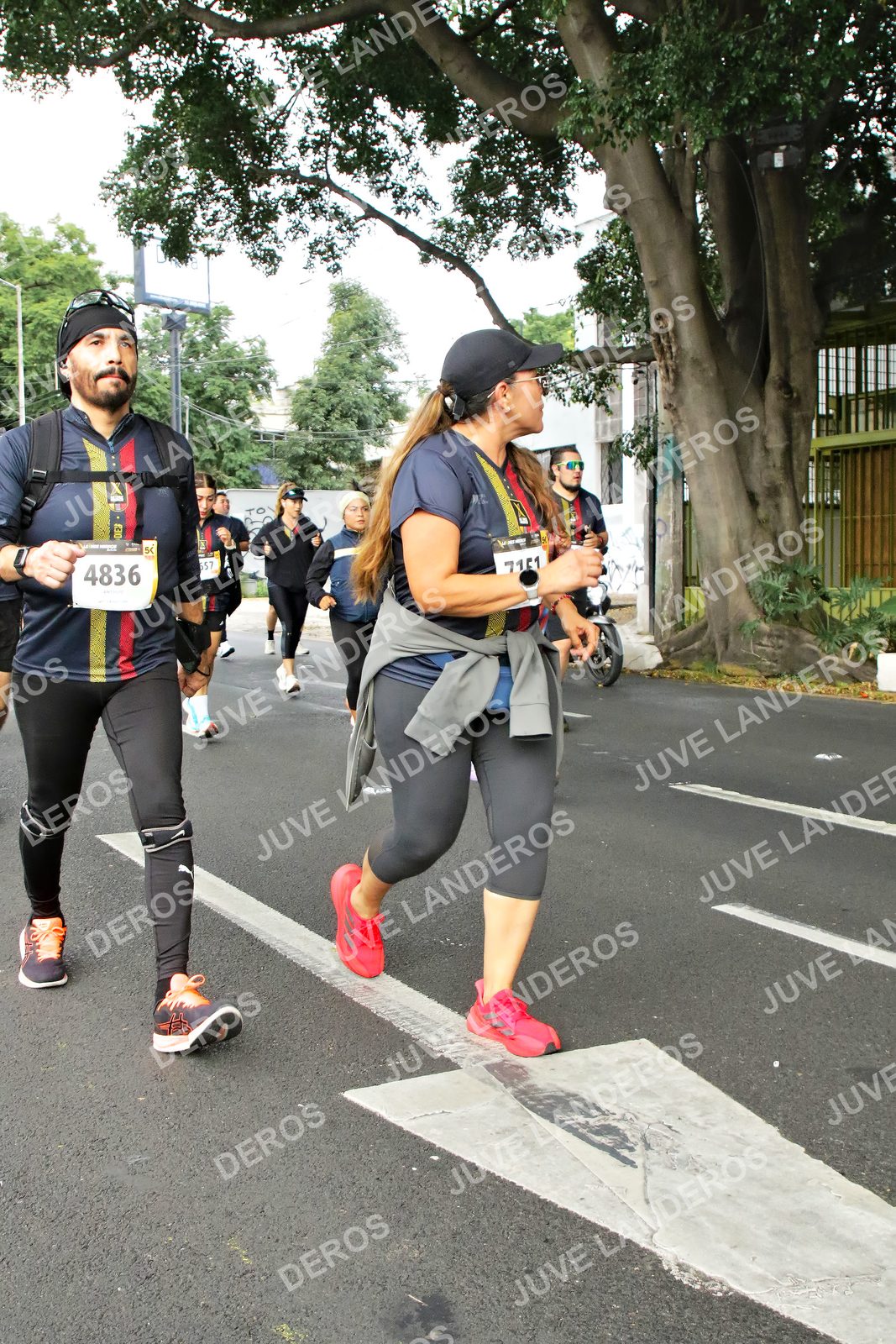 Foto de la X Carrera Leones Negros Red Cola 2026 en Rectoría General de la UdeG, Av. Juárez 976 (meta en Av. Enrique Díaz de León y Pedro Moreno), Guadalajara a las 07:17 · dorsal 4836, 7151, 557