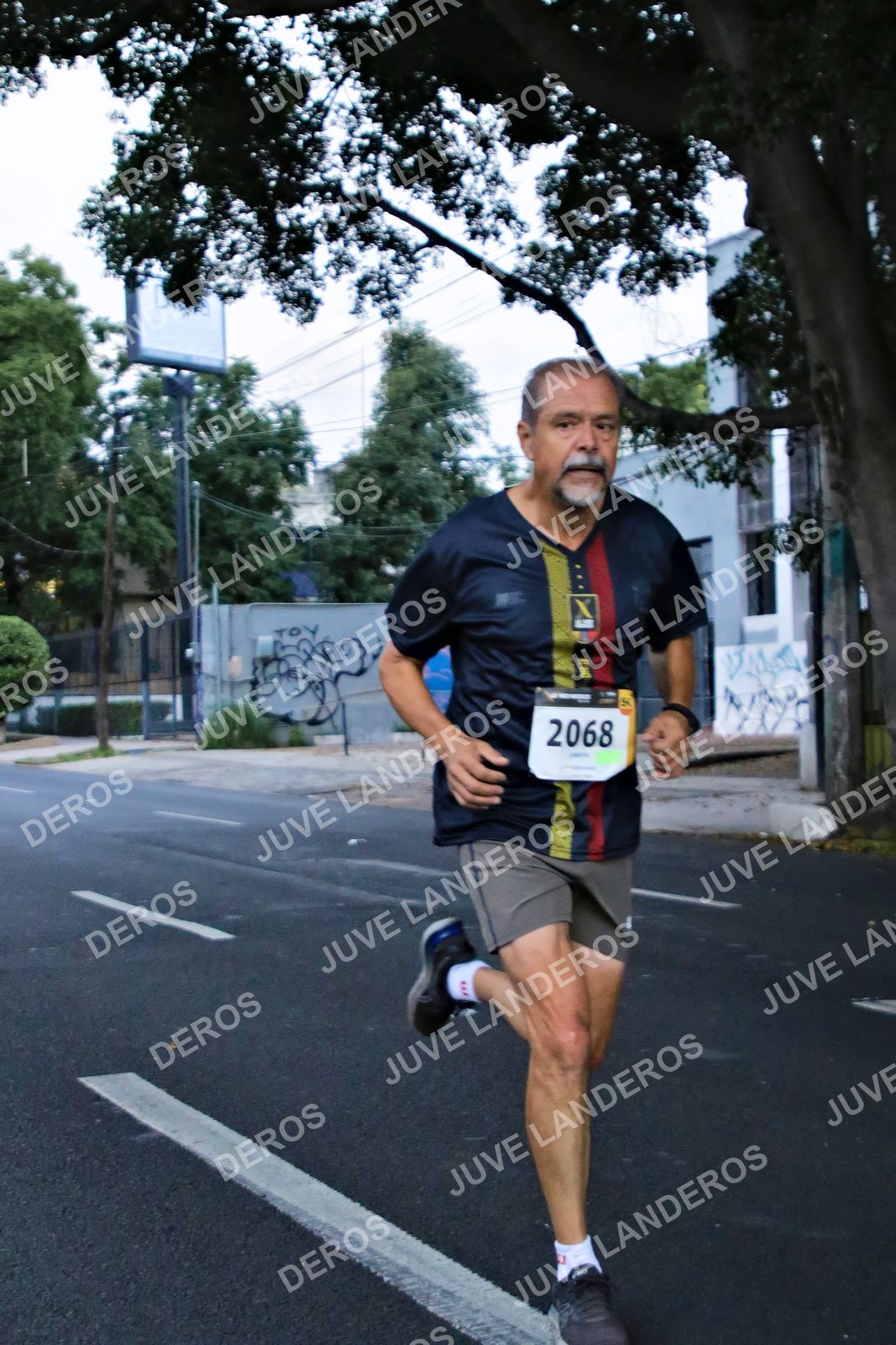 Foto de la X Carrera Leones Negros Red Cola 2026 en Rectoría General de la UdeG, Av. Juárez 976 (meta en Av. Enrique Díaz de León y Pedro Moreno), Guadalajara a las 04:55 · dorsal 2068