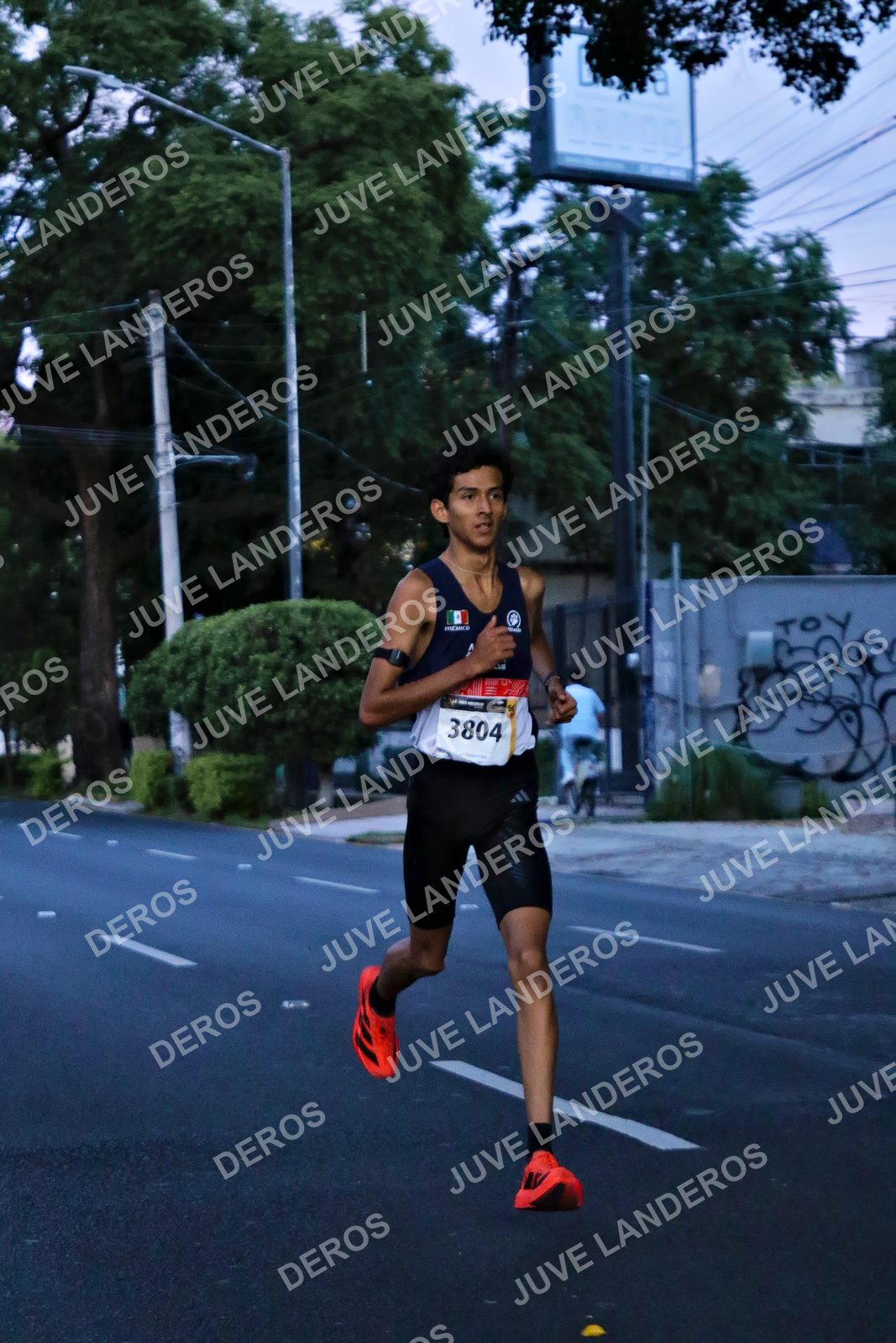 Foto de la X Carrera Leones Negros Red Cola 2026 en Rectoría General de la UdeG, Av. Juárez 976 (meta en Av. Enrique Díaz de León y Pedro Moreno), Guadalajara a las 04:49 · dorsal 3804