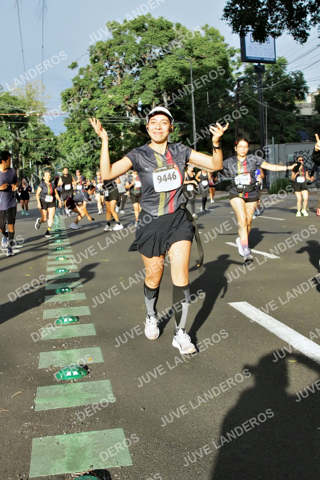 Foto de la X Carrera Leones Negros Red Cola 2026 en Rectoría General de la UdeG, Av. Juárez 976 (meta en Av. Enrique Díaz de León y Pedro Moreno), Guadalajara a las 07:59 · dorsal 9446, 10119