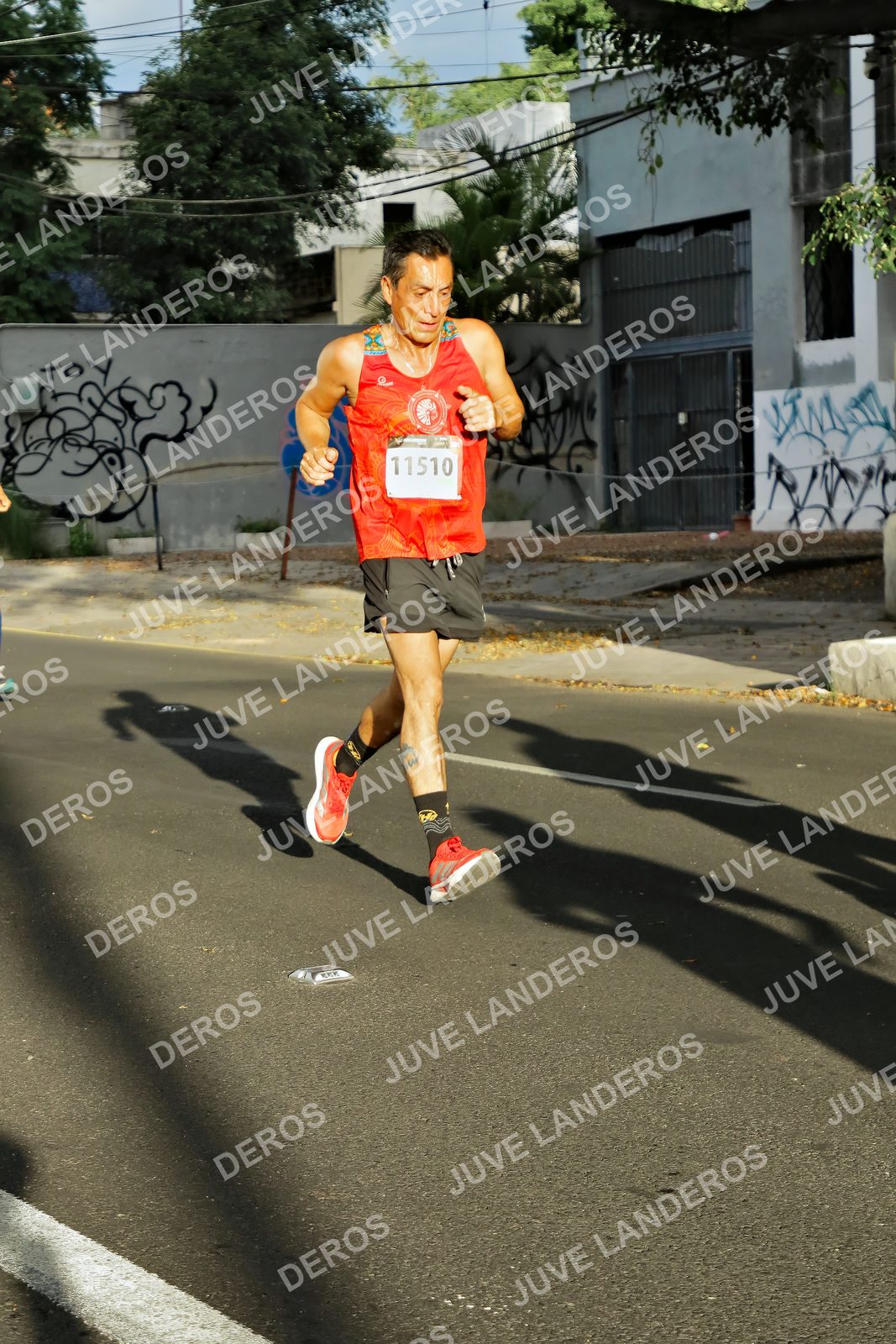 Foto de la X Carrera Leones Negros Red Cola 2026 en Rectoría General de la UdeG, Av. Juárez 976 (meta en Av. Enrique Díaz de León y Pedro Moreno), Guadalajara a las 07:40 · dorsal 11510