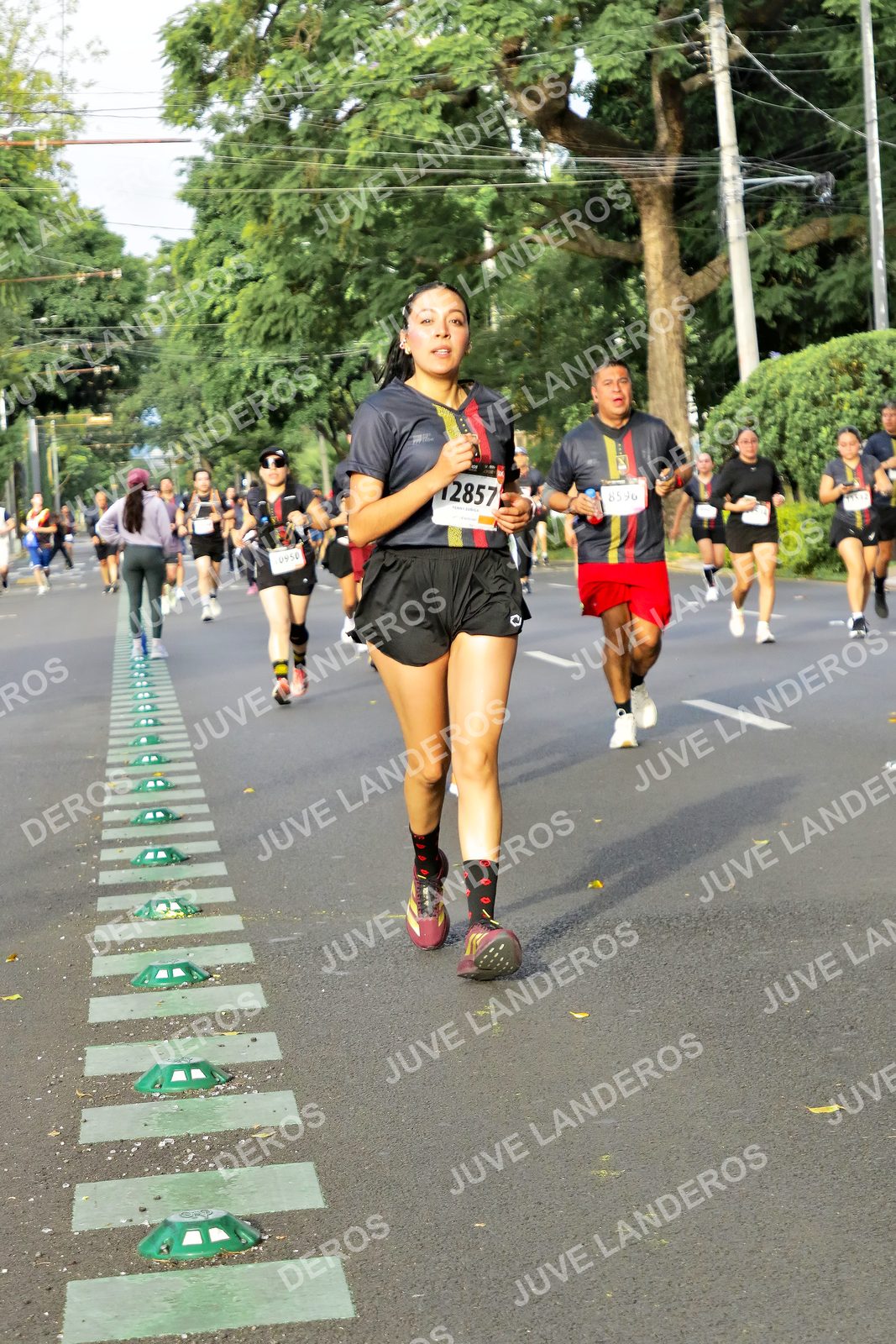 Foto de la X Carrera Leones Negros Red Cola 2026 en Rectoría General de la UdeG, Av. Juárez 976 (meta en Av. Enrique Díaz de León y Pedro Moreno), Guadalajara a las 08:05 · dorsal 8590