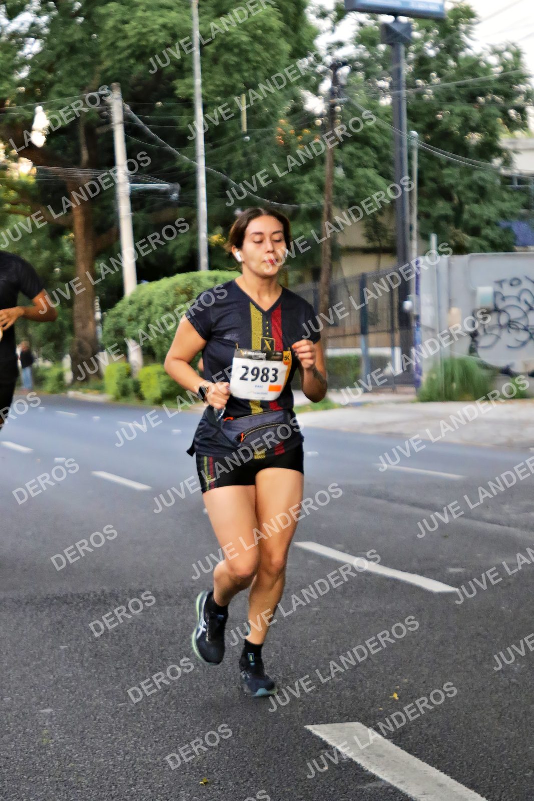 Foto de la X Carrera Leones Negros Red Cola 2026 en Rectoría General de la UdeG, Av. Juárez 976 (meta en Av. Enrique Díaz de León y Pedro Moreno), Guadalajara a las 04:58 · dorsal 2983