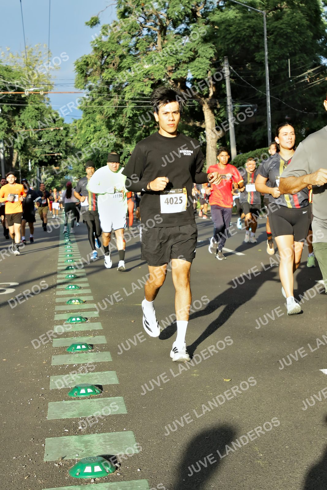 Foto de la X Carrera Leones Negros Red Cola 2026 en Rectoría General de la UdeG, Av. Juárez 976 (meta en Av. Enrique Díaz de León y Pedro Moreno), Guadalajara a las 07:47 · dorsal 4025, 11150