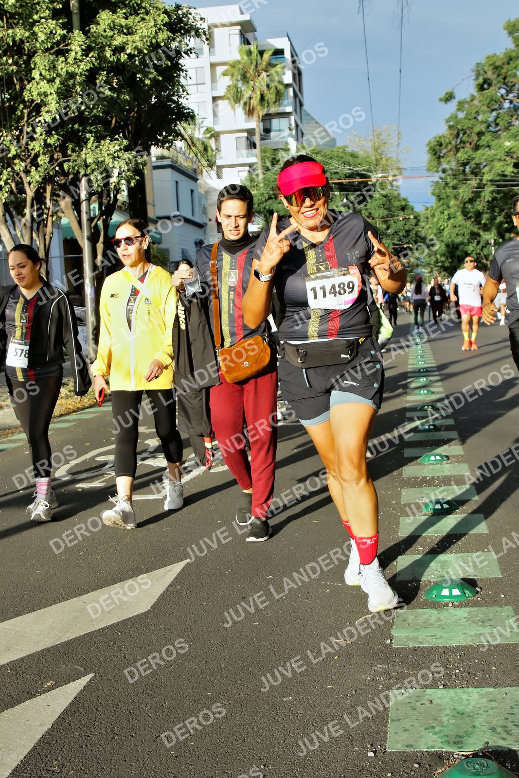 Foto de la X Carrera Leones Negros Red Cola 2026 en Rectoría General de la UdeG, Av. Juárez 976 (meta en Av. Enrique Díaz de León y Pedro Moreno), Guadalajara a las 07:50 · dorsal 11489, 578