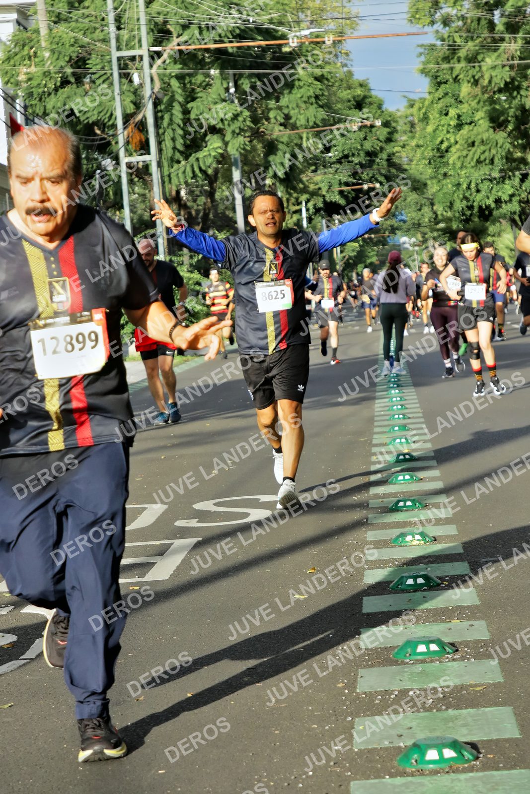 Foto de la X Carrera Leones Negros Red Cola 2026 en Rectoría General de la UdeG, Av. Juárez 976 (meta en Av. Enrique Díaz de León y Pedro Moreno), Guadalajara a las 07:59 · dorsal 12899, 8625