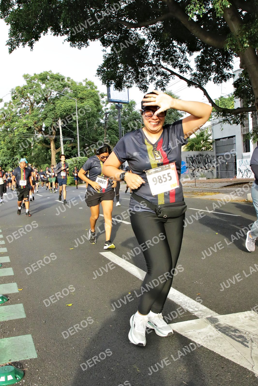 Foto de la X Carrera Leones Negros Red Cola 2026 en Rectoría General de la UdeG, Av. Juárez 976 (meta en Av. Enrique Díaz de León y Pedro Moreno), Guadalajara a las 08:04 · dorsal 9855, 8005