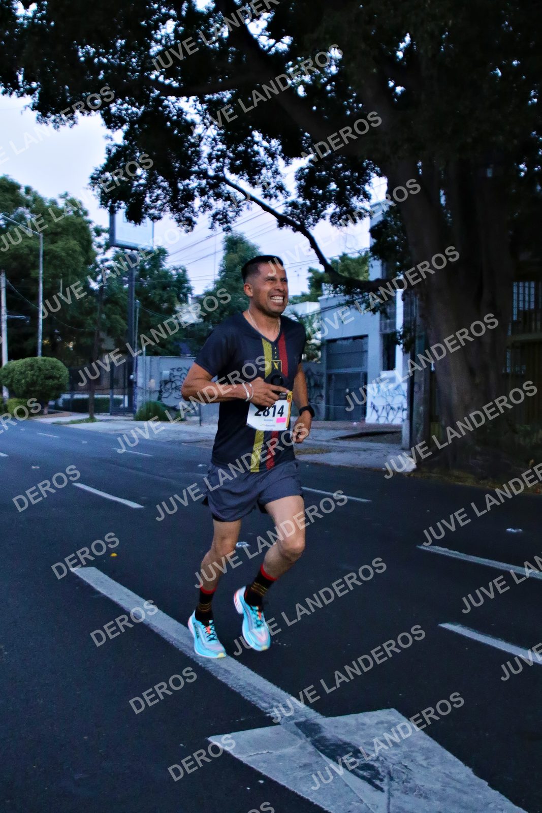 Foto de la X Carrera Leones Negros Red Cola 2026 en Rectoría General de la UdeG, Av. Juárez 976 (meta en Av. Enrique Díaz de León y Pedro Moreno), Guadalajara a las 04:51 · dorsal 2814