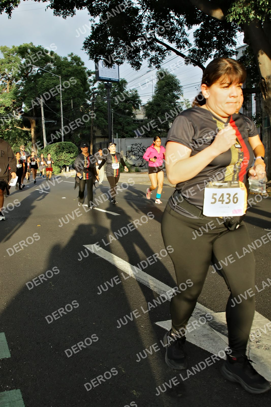 Foto de la X Carrera Leones Negros Red Cola 2026 en Rectoría General de la UdeG, Av. Juárez 976 (meta en Av. Enrique Díaz de León y Pedro Moreno), Guadalajara a las 07:25 · dorsal 5436