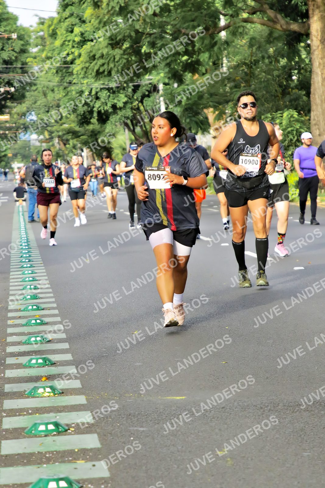 Foto de la X Carrera Leones Negros Red Cola 2026 en Rectoría General de la UdeG, Av. Juárez 976 (meta en Av. Enrique Díaz de León y Pedro Moreno), Guadalajara a las 08:10 · dorsal 10900, 12232, 809