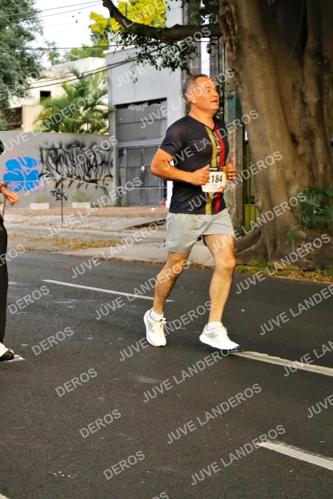Foto de la X Carrera Leones Negros Red Cola 2026 en Rectoría General de la UdeG, Av. Juárez 976 (meta en Av. Enrique Díaz de León y Pedro Moreno), Guadalajara a las 05:00 · dorsal 184