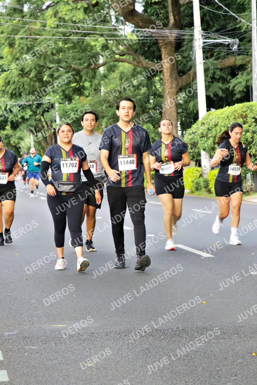 Foto de la X Carrera Leones Negros Red Cola 2026 en Rectoría General de la UdeG, Av. Juárez 976 (meta en Av. Enrique Díaz de León y Pedro Moreno), Guadalajara a las 08:19 · dorsal 11702, 10339, 11440, 9909