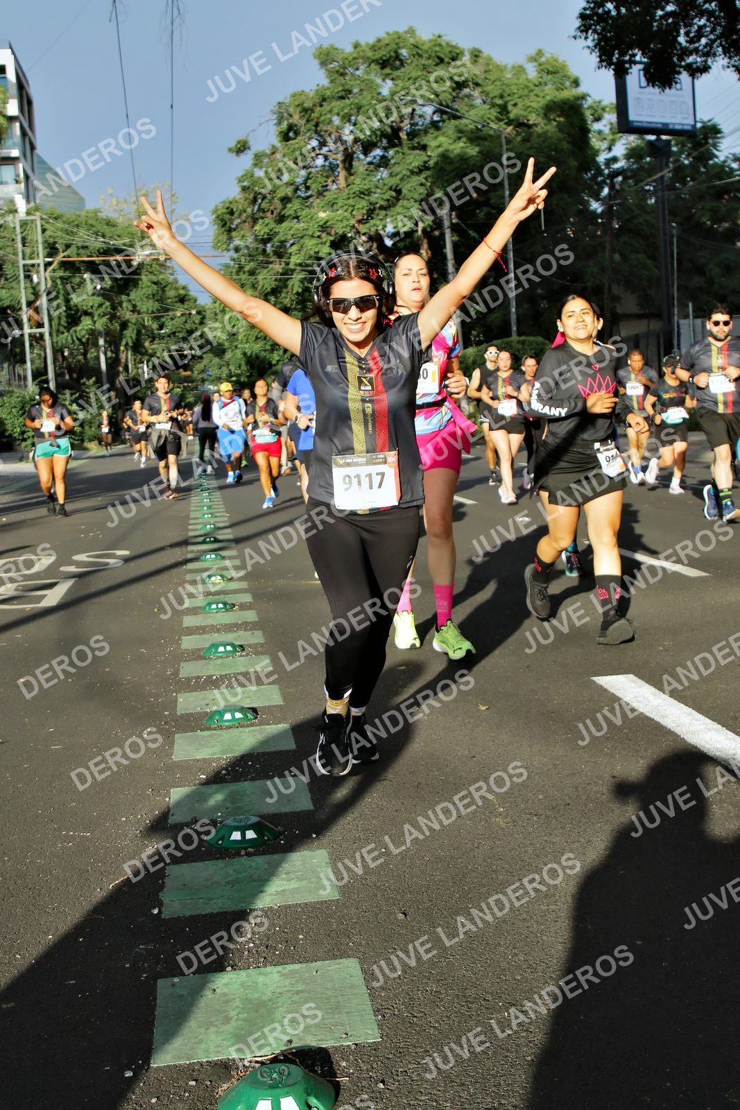 Foto de la X Carrera Leones Negros Red Cola 2026 en Rectoría General de la UdeG, Av. Juárez 976 (meta en Av. Enrique Díaz de León y Pedro Moreno), Guadalajara a las 07:53 · dorsal 9117