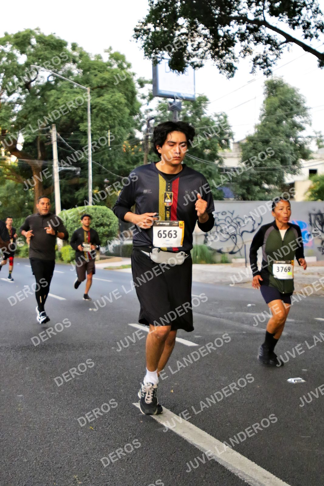 Foto de la X Carrera Leones Negros Red Cola 2026 en Rectoría General de la UdeG, Av. Juárez 976 (meta en Av. Enrique Díaz de León y Pedro Moreno), Guadalajara a las 04:58 · dorsal 6563, 3769