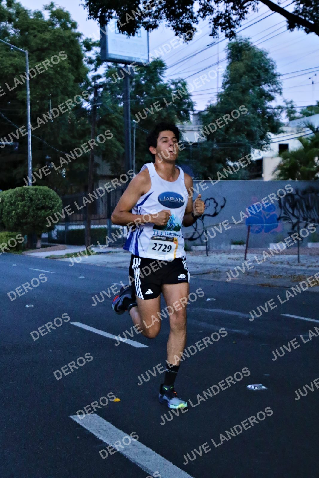 Foto de la X Carrera Leones Negros Red Cola 2026 en Rectoría General de la UdeG, Av. Juárez 976 (meta en Av. Enrique Díaz de León y Pedro Moreno), Guadalajara a las 04:49 · dorsal 2729