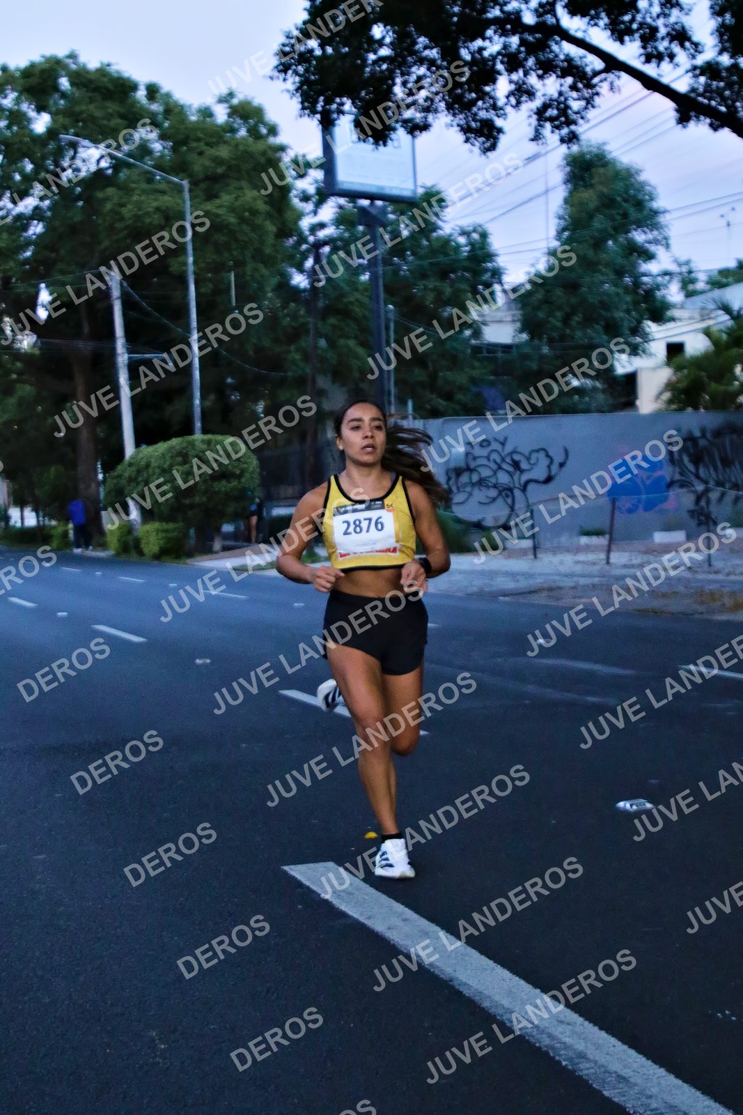 Foto de la X Carrera Leones Negros Red Cola 2026 en Rectoría General de la UdeG, Av. Juárez 976 (meta en Av. Enrique Díaz de León y Pedro Moreno), Guadalajara a las 04:50 · dorsal 2876