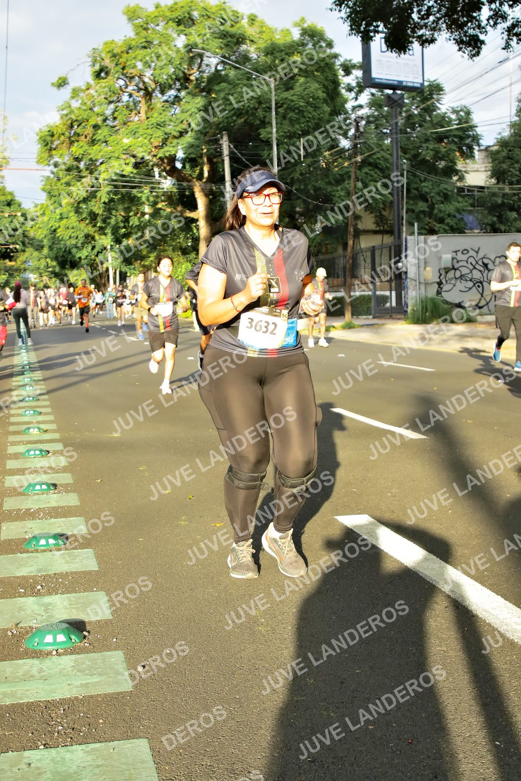 Foto de la X Carrera Leones Negros Red Cola 2026 en Rectoría General de la UdeG, Av. Juárez 976 (meta en Av. Enrique Díaz de León y Pedro Moreno), Guadalajara a las 07:40 · dorsal 3632