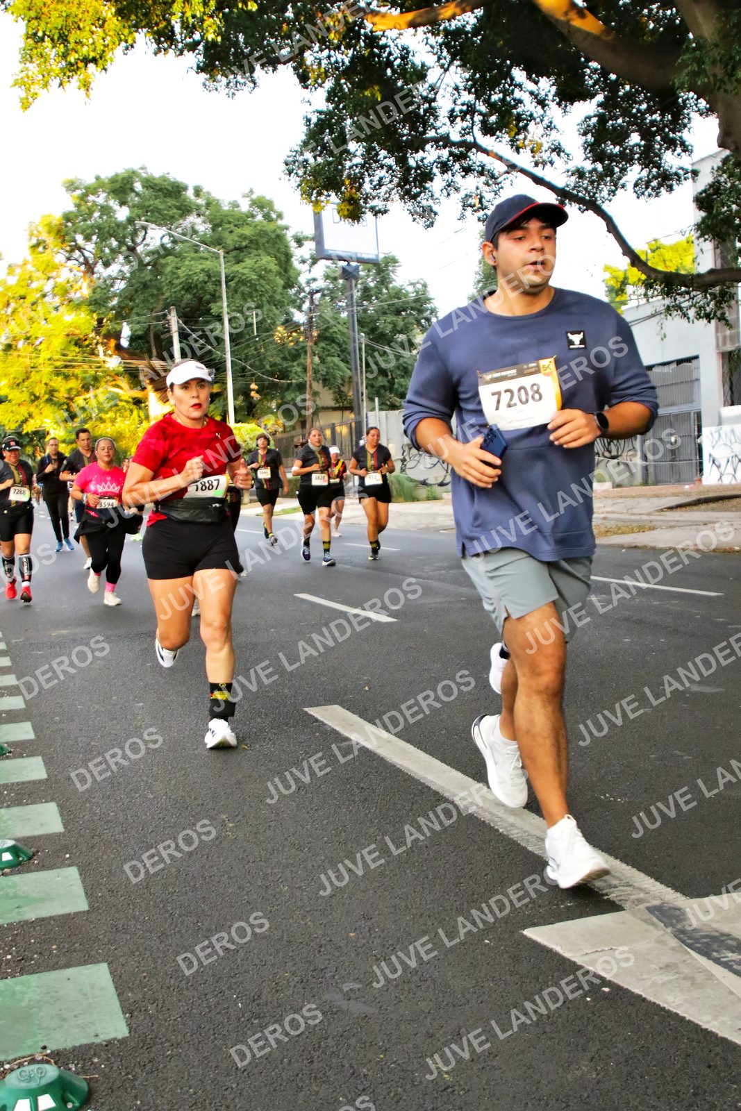 Foto de la X Carrera Leones Negros Red Cola 2026 en Rectoría General de la UdeG, Av. Juárez 976 (meta en Av. Enrique Díaz de León y Pedro Moreno), Guadalajara a las 05:03 · dorsal 7208, 1887